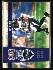 Ray Lewis #10 Football Cards 2011 Panini Threads Prices