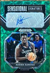 Adama Sanogo [Choice Green] #DPA-ASG Basketball Cards 2023 Panini Prizm Draft Picks Autographs Prices