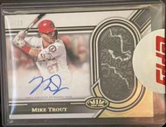 Mike Trout Baseball Cards 2023 Topps Tier One Gripping Autograph Relics Prices