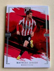 Mathias Jensen [Emerald] #37 Soccer Cards 2022 Panini Impeccable Premier League Prices
