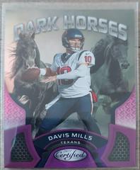 Davis Mills [Purple] #DH-15 Football Cards 2022 Panini Certified Dark Horses Prices