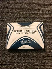Anthony Rizzo [Red] #BMBS-AR Baseball Cards 2022 Panini Absolute Material Booklet Signatures Prices