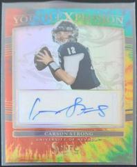 Carson Strong [Tie Dye] Football Cards 2022 Panini Select Draft Picks Youth Explosion Signatures Prices