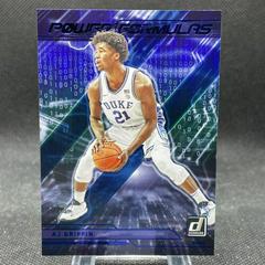 AJ Griffin [Blue] Basketball Cards 2022 Panini Chronicles Draft Picks Power Formulas Prices