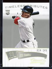 Jose Ramirez [Timeless Tributes Silver] #178 Baseball Cards 2014 Panini Classics Prices
