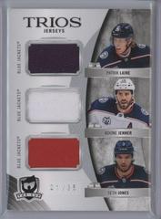 Patrik Laine, Boone Jenner, Seth Jones Hockey Cards 2020 Upper Deck The Cup Trios Jersey Prices