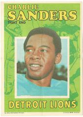 Charlie Sanders #26 Football Cards 1971 Topps Pin Ups Prices
