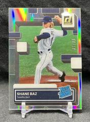 Shane Baz [Gold] #54 Baseball Cards 2022 Panini Chronicles Clearly Donruss Prices