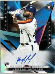 Yordan Alvarez [Red Wave Refractor] #FFA-YA Baseball Cards 2020 Topps Finest Firsts Autographs Prices