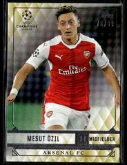 Mesut Ozil [Gold] Soccer Cards 2016 Topps UEFA Champions League Showcase Prices