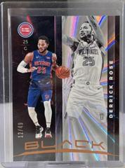 Derrick Rose [Copper] #17 Basketball Cards 2019 Panini Black Prices