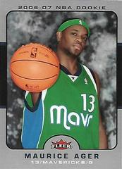 Maurice Ager Basketball Cards 2006 Fleer Prices