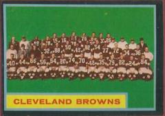 Browns Team #37 Football Cards 1962 Topps Prices