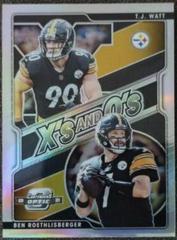 Ben Roethlisberger, T. J. Watt Football Cards 2021 Panini Contenders Optic Xs and Os Prices