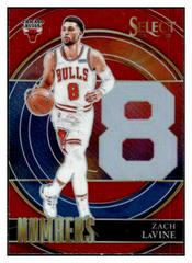 Zach LaVine [Red Prizm] Basketball Cards 2021 Panini Select Numbers Prices