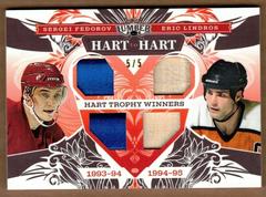 Sergei Fedorov, Eric Lindros [Red] Hockey Cards 2021 Leaf Lumber Hart to Hart Prices