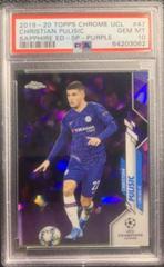Christian Pulisic [SP Purple] Soccer Cards 2019 Topps Chrome UEFA Champions League Sapphire Prices