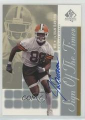 JaJuan Dawson #JD Football Cards 2000 SP Authentic Sign of the Times Prices