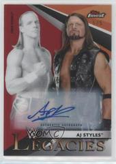 AJ Styles [Red Autograph] Wrestling Cards 2021 Topps Finest WWE Legacies Prices