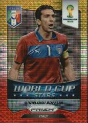 Gianluigi Buffon [Yellow & Red Pulsar] Soccer Cards 2014 Panini Prizm World Cup Stars Prices
