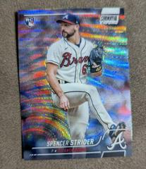 Spencer Strider [Wave] #296 Baseball Cards 2022 Stadium Club Chrome Prices