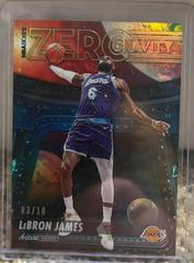 LeBron James [Artist Proof Gold] #10 Basketball Cards 2022 Panini Hoops Zero Gravity Prices