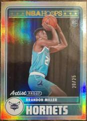 Brandon Miller [Artist Proof] Basketball Cards 2023 Panini Hoops Prices