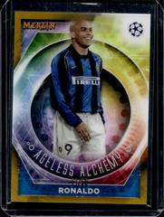 Ronaldo [Gold] #AA-2 Soccer Cards 2022 Topps Merlin Chrome UEFA Club Competitions Ageless Alchemy Prices