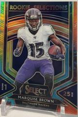Marquise Brown [Tie Dye Prizm] #6 Football Cards 2019 Panini Select Rookie Selections Prices