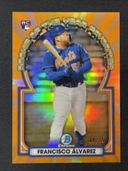 Francisco Alvarez [Orange] #49 Baseball Cards 2023 Bowman Prices