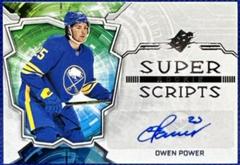Owen Power #SSR-OP Hockey Cards 2022 SPx Rookie Superscripts Autographs Prices