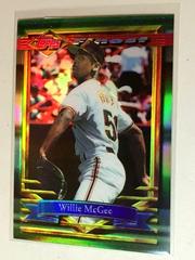Willie McGee [Refractor] Baseball Cards 1994 Finest Prices