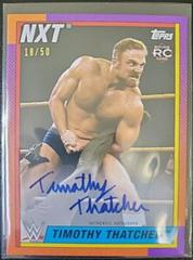 Timothy Thatcher [Purple] Wrestling Cards 2021 Topps Heritage WWE Autographs Prices