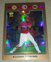 Chris Young [Copper Refractor] #18 Baseball Cards 2008 Topps Chrome Prices