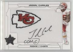 Jamaal Charles [Jersey Jumbo Autograph] #226 Football Cards 2008 Leaf Rookies & Stars Prices