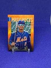 Simon Juan [Orange] Baseball Cards 2023 Bowman Modern Prospects Prices