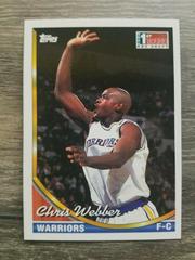 Chris Webber Basketball Cards 1993 Topps Prices