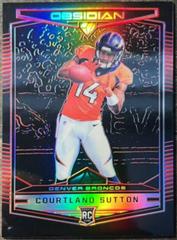 Courtland Sutton [Red] #121 Football Cards 2018 Panini Obsidian Prices
