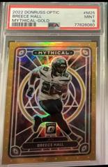 Breece Hall [Gold] #M-25 Football Cards 2022 Panini Donruss Optic Mythical Prices