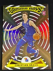 Christian Braun [Bronze] Basketball Cards 2022 Panini Chronicles Draft Picks Gamma Rays Prices