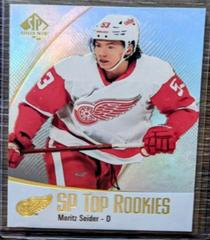 Moritz Seider #TR-3 Hockey Cards 2021 SP Authentic Top Rookies Prices