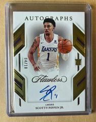 Scotty Pippen Jr. [Gold] #36 Basketball Cards 2022 Panini Flawless Autograph Prices