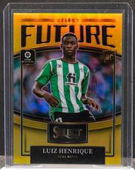 Luiz Henrique [Gold] #17 Soccer Cards 2022 Panini Select La Liga Future Prices