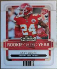Skyy Moore #ROY-SMO Football Cards 2022 Panini Contenders Rookie of the Year Prices