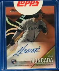 Yoan Moncada [Red Wave Refractor] #FF-YM Baseball Cards 2017 Topps Finest Firsts Autographs Prices