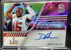 Devin White [Pink] Football Cards 2022 Panini Spectra Champion Signatures Prices