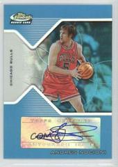 Andres Nocioni [Blue Refractor Autograph] #190 Basketball Cards 2004 Finest Prices