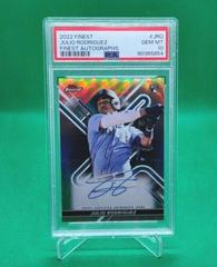 Julio Rodriguez #FA-JRO Baseball Cards 2022 Topps Finest Autographs Prices