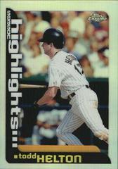 Todd Helton [Refractor] #221 Baseball Cards 2000 Topps Chrome Prices