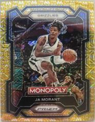 Ja Morant [Gold Millionaire Shimmer] Basketball Cards 2023 Panini Prizm Monopoly Prices